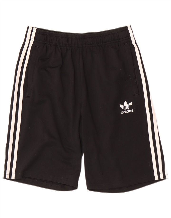 Adidas Boys Sport Shorts 13-14 Years Black Polyester