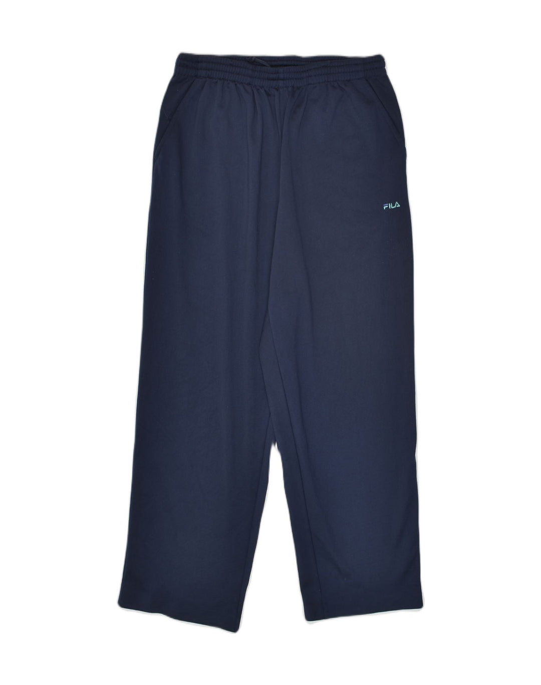FILA Mens Tracksuit Trousers IT 48 Medium Navy Blue | Vintage Fila | Thrift | Second-Hand Fila | Used Clothing | Messina Hembry 