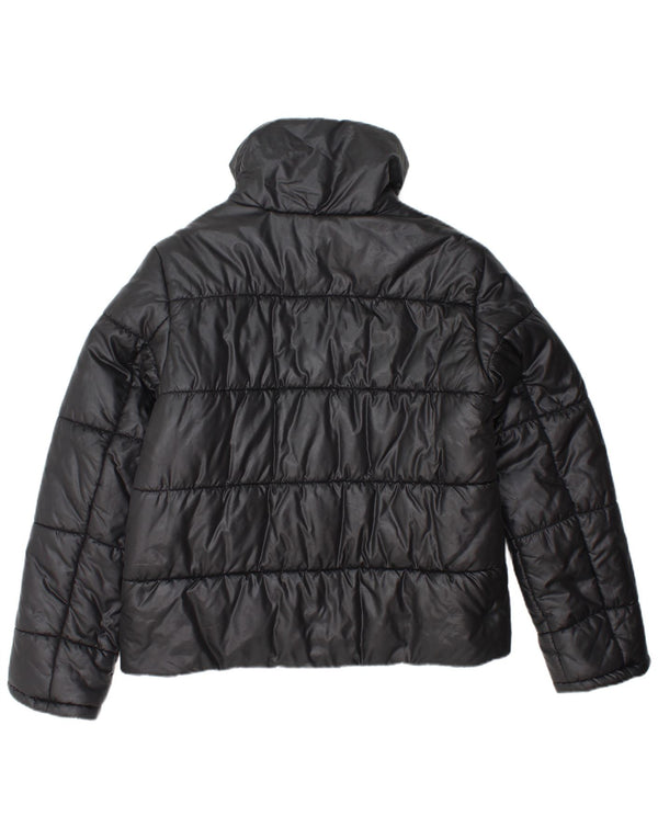 Mexx Damen Wattierte Jacke UK 16 Large Schwarz Polyamid