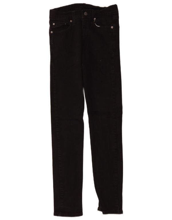 Levi's Damen 510 Skinny Jeans W28 L28 Schwarze Baumwolle