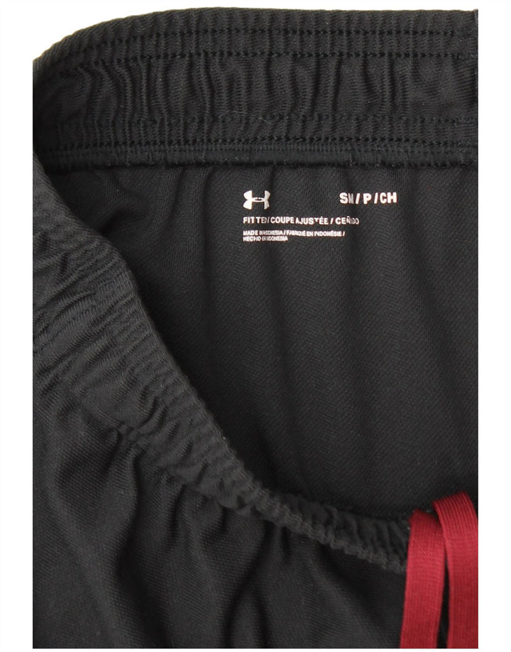 Under Armour Womens Tracksuit Trousers UK 10 Small  Black Polyester