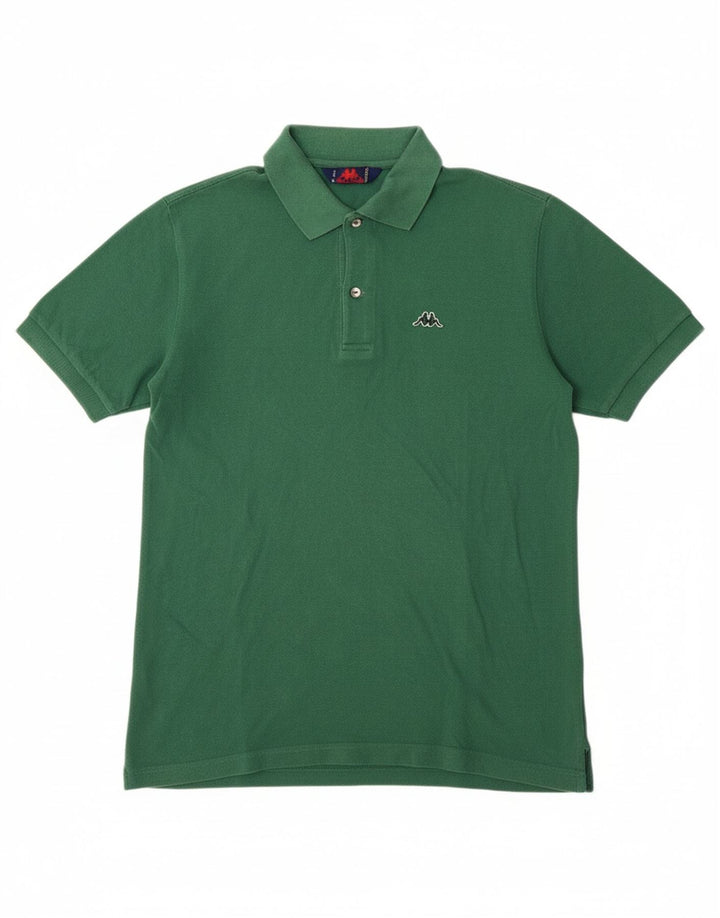 KAPPA Mens Polo Shirt Small Green Cotton
