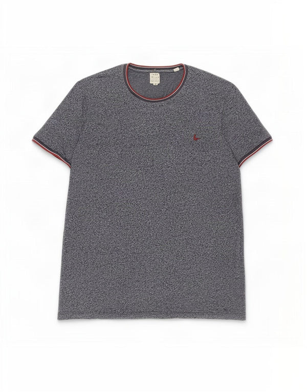 Tricou Jack Wills pentru bărbați Top mediu din bumbac cu pete albastru bleumarin