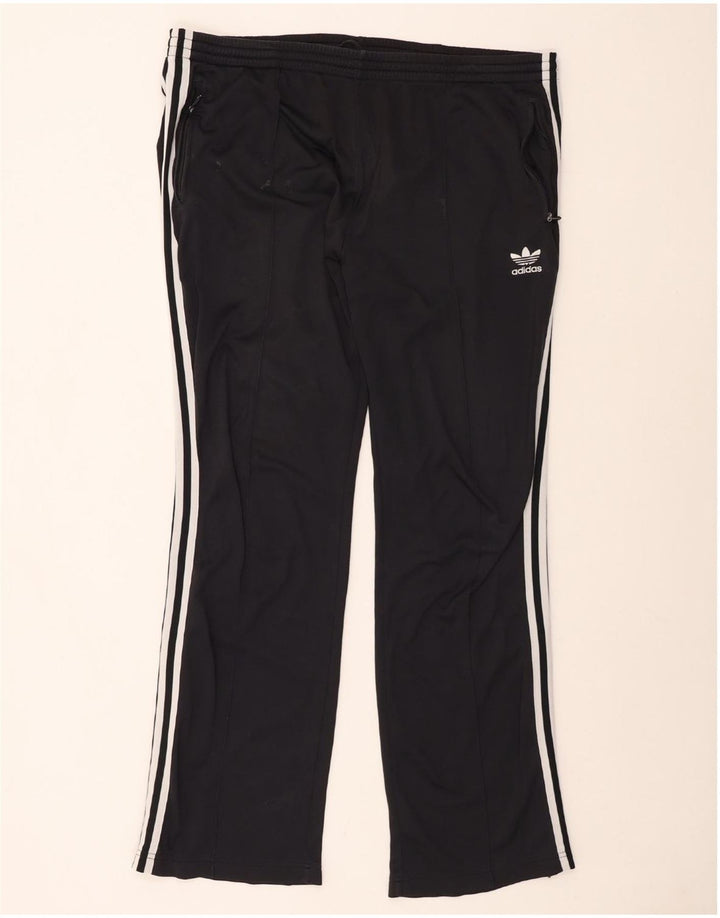 ADIDAS Mens Tracksuit Trousers 2XL  Black Nylon
