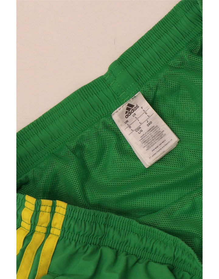 Adidas Mens Sport Shorts Large Green Nylon