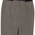Marks & Spencer Womens Pencil Skirt UK 14 Large W34  Black Check Polyester