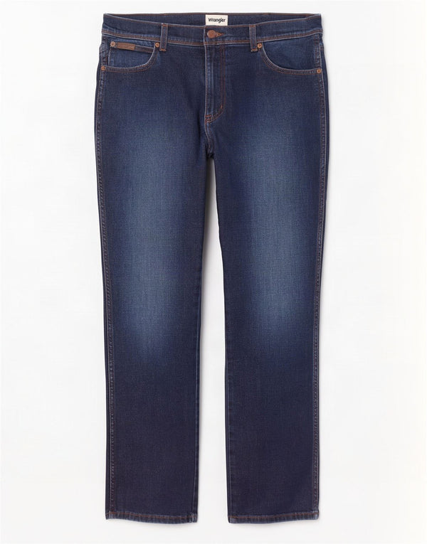 Мужские джинсы Wrangler Texas Slim W34 L32, синий хлопок