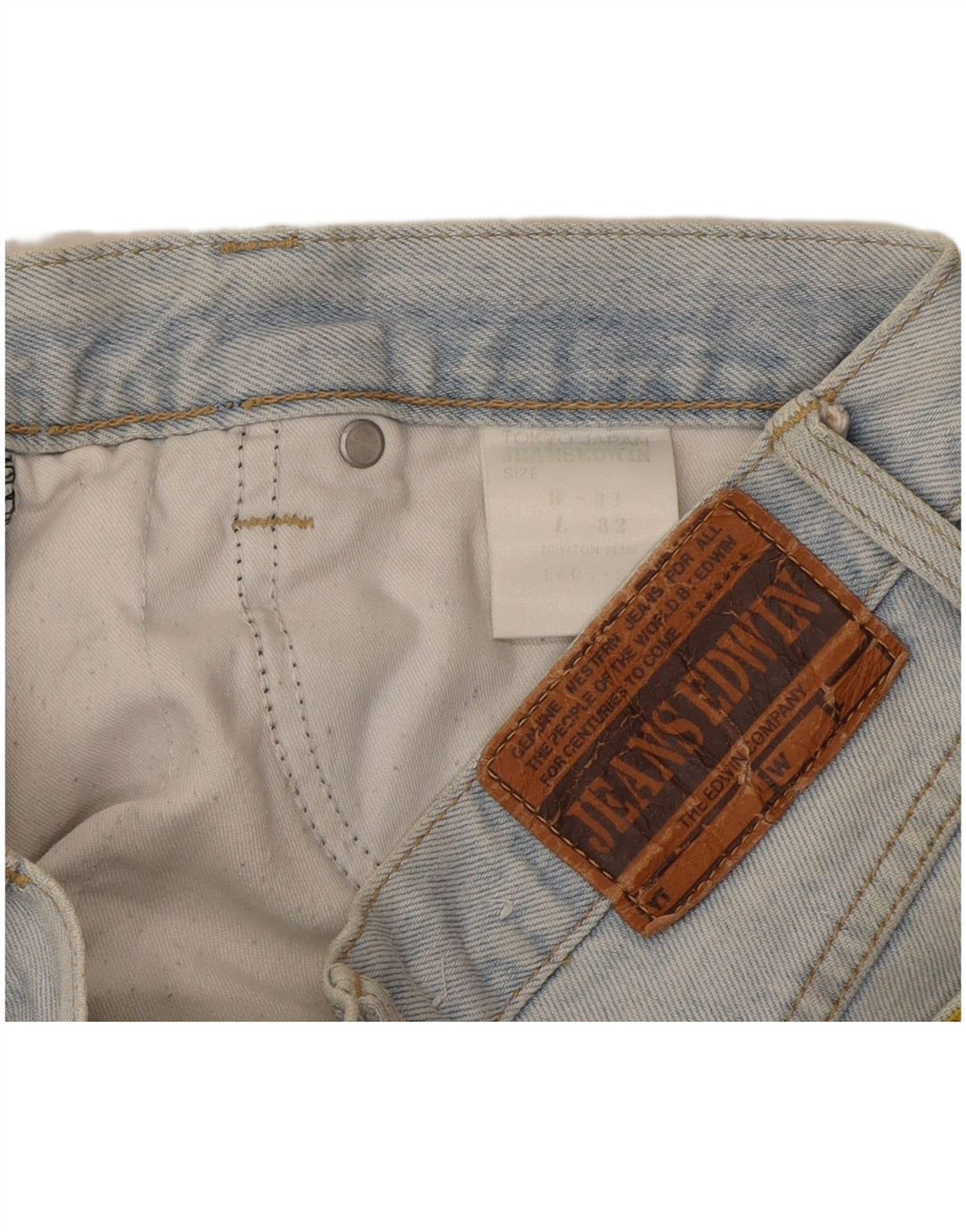 EDWIN Mens Tapered Jeans W31 L32 Blue