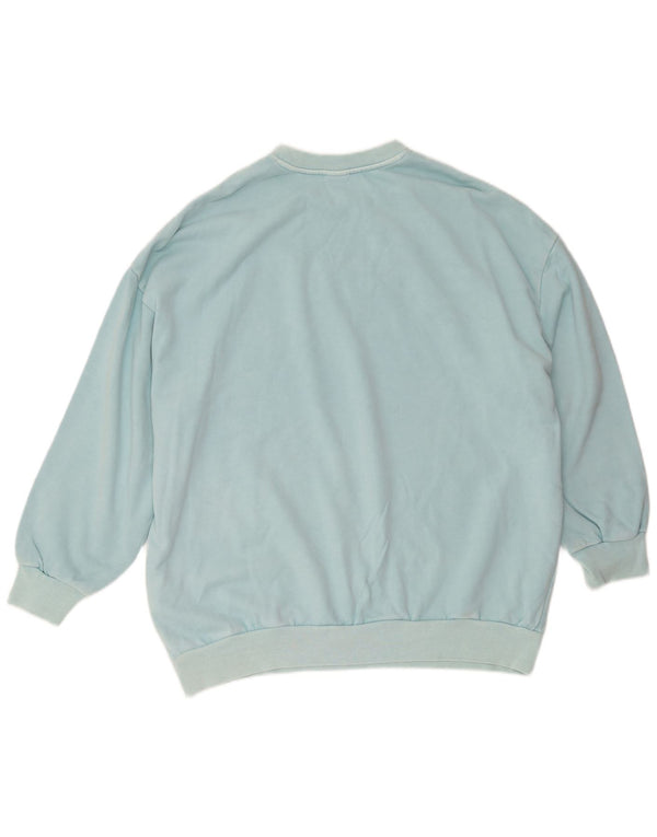 Levi's Mens Graphic Loose Fit Sweatshirt Jumper Small Turquoise Cotton