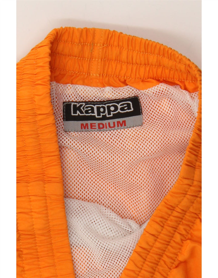KAPPA Mens Sport Shorts Medium  Orange Polyester Vintage Kappa and Second-Hand Kappa from Messina Hembry 