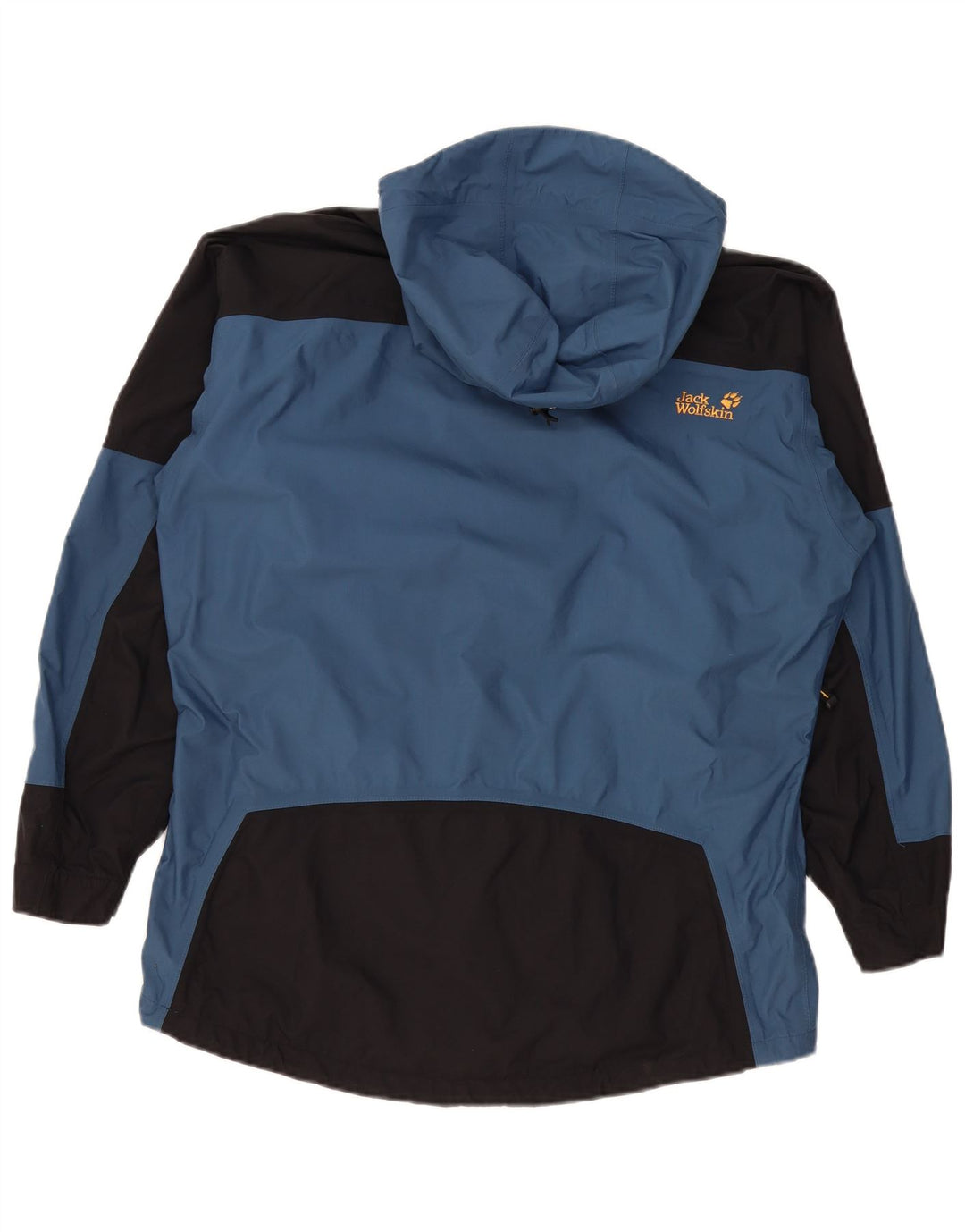 Jack Wolfskin Womens Hooded Windbreaker Jacket UK 12 Medium Blue