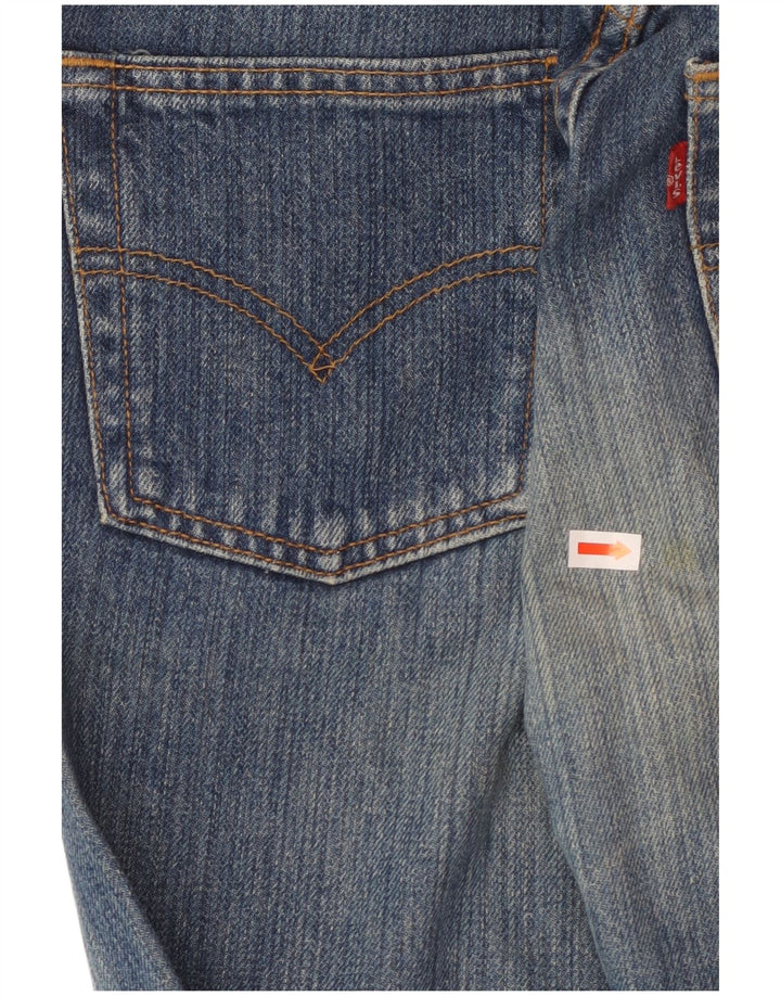 LEVI'S Womens 501 Straight Jeans W37 L34 Blue Cotton