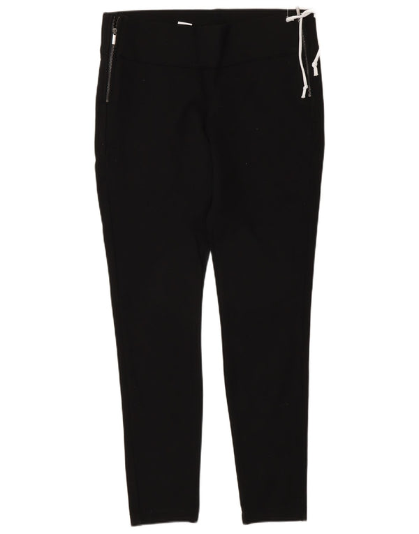 Zara Womens Skinny Trousers Large W30 L28 Black Viscose