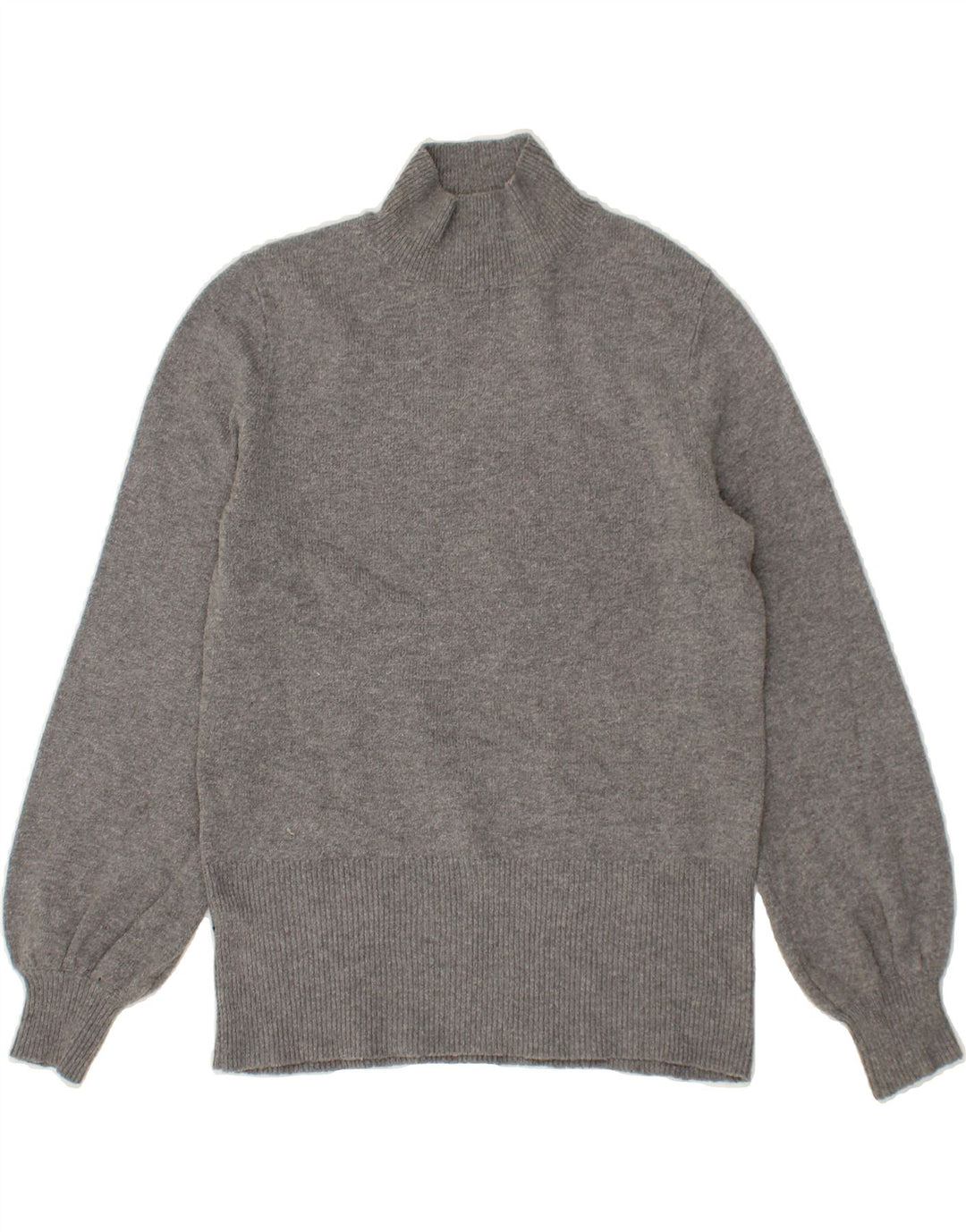 OASIS Womens Turtle Neck Jumper Sweater UK 10 Small Grey Polyester Vintage Oasis and Second-Hand Oasis from Messina Hembry 