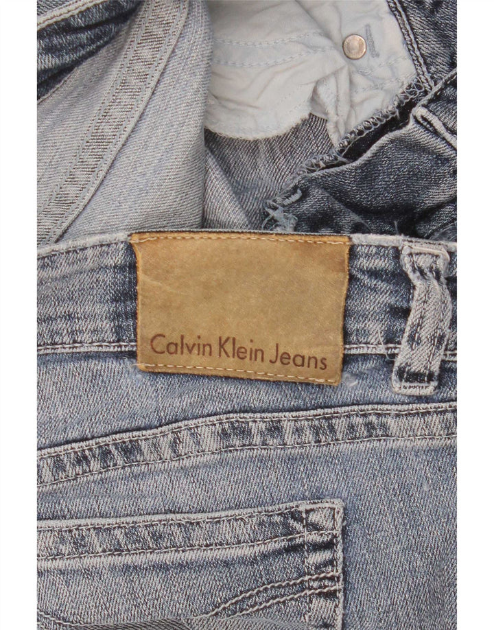 Jeans dritti da donna Calvin Klein W30 L28 Blu