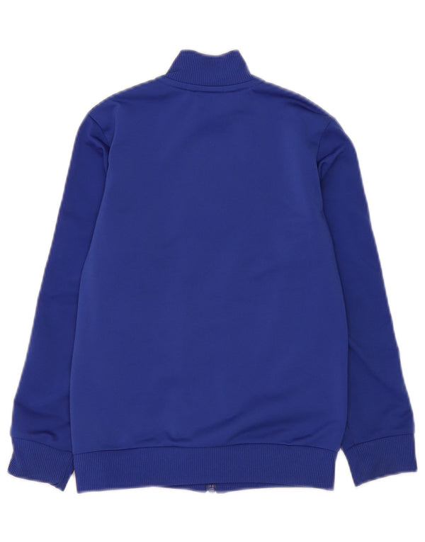 Giacca da tuta da ragazzo Adidas 7-8 anni in poliestere color block blu