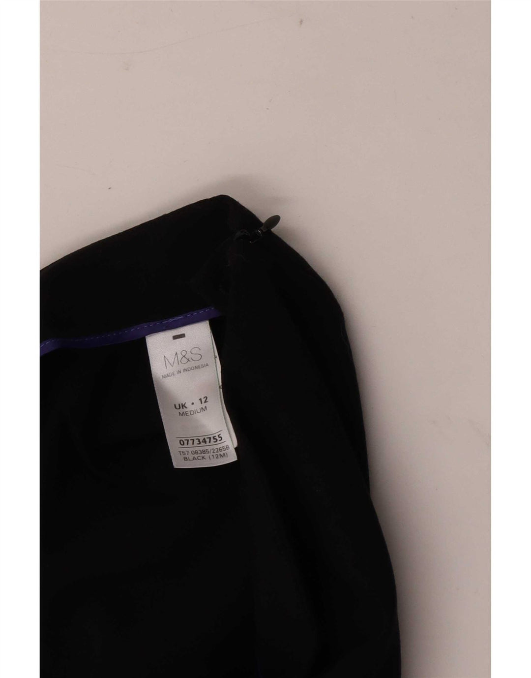 Marks & Spencer Womens Bootcut Suit Trousers UK 12 Medium W32 L30 Black