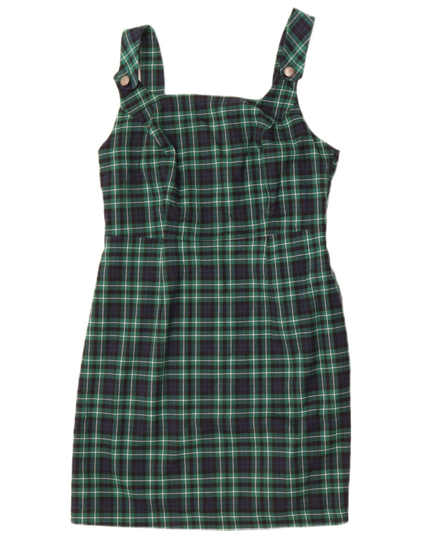 Joe Browns Womens Sleeveless Sheath Dress UK 12 Medium Green Check