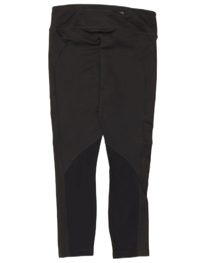 Damskie legginsy Nike Dri Fit UK 12, średni czarny poliester