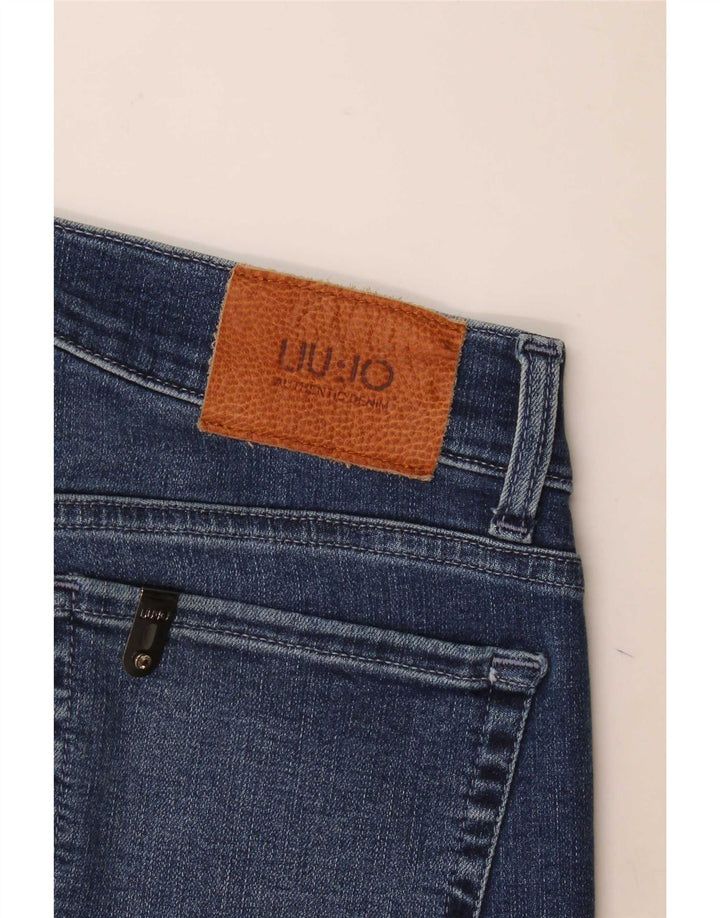 Blugi slim pentru femei Liu Jo W28 L28 Albastru