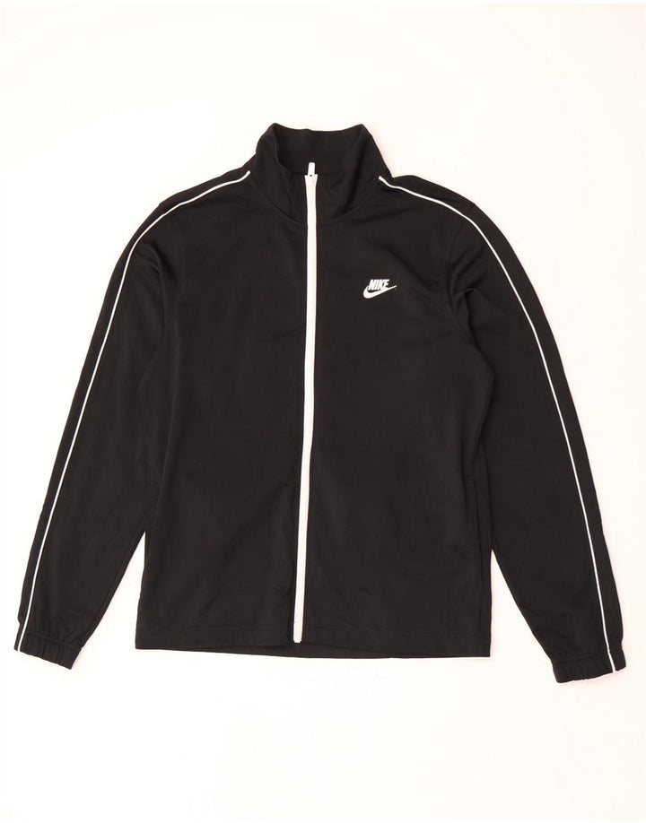 Nike Mens Tracksuit Top Jacket Medium Black Polyester