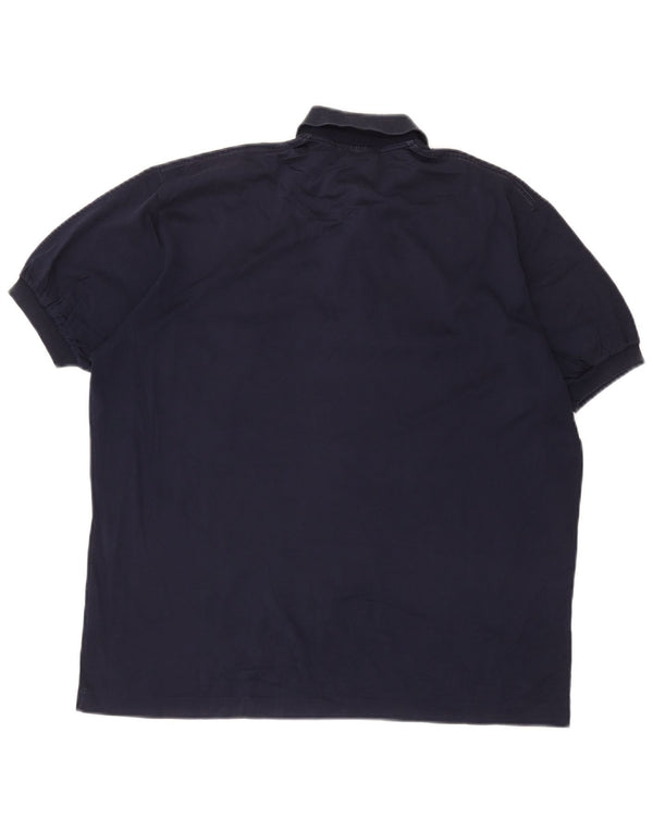 Trussardi Herre Polo Shirt IT 50 Medium Navy Blue