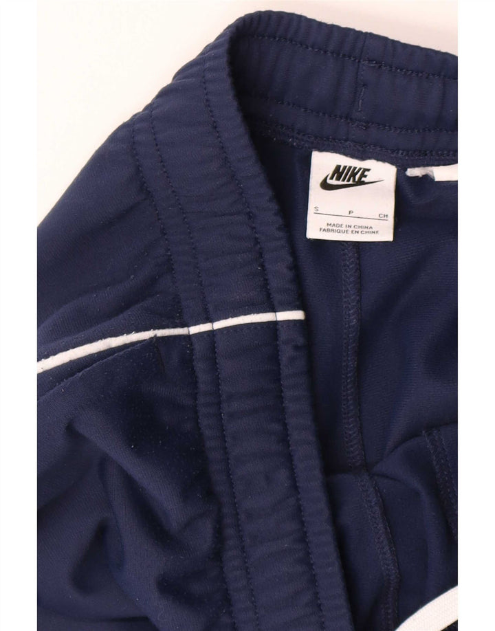 Nike Womens Tracksuit Trousers UK 10 Small Navy Blue Polyester