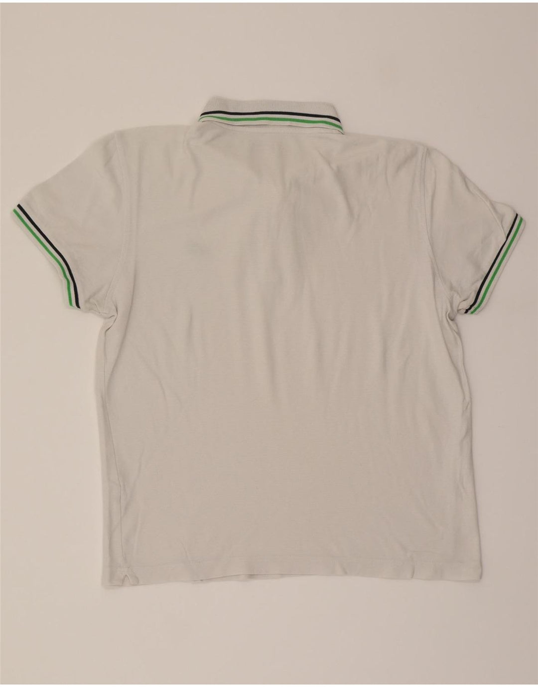 LOTTO Mens Polo Shirt Medium White Cotton Vintage Lotto and Second-Hand Lotto from Messina Hembry 