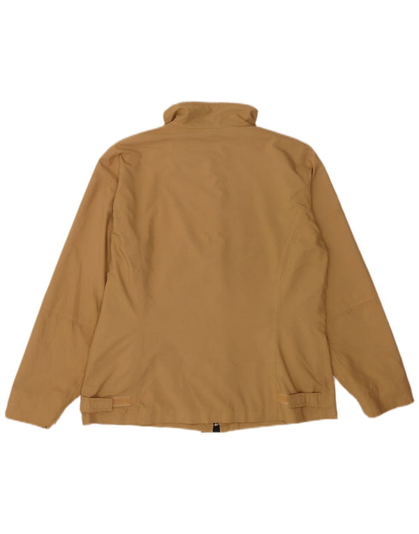 Conte of Florence Womens Rain Jacket UK 18 XL Beige Polyester