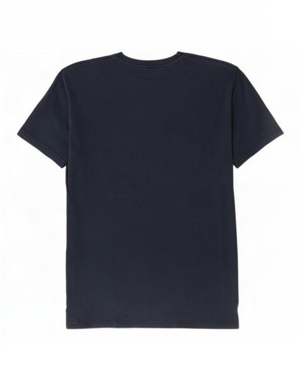 Vans Mens Classic Fit T-Shirt Top Medium Navy Blue Cotton