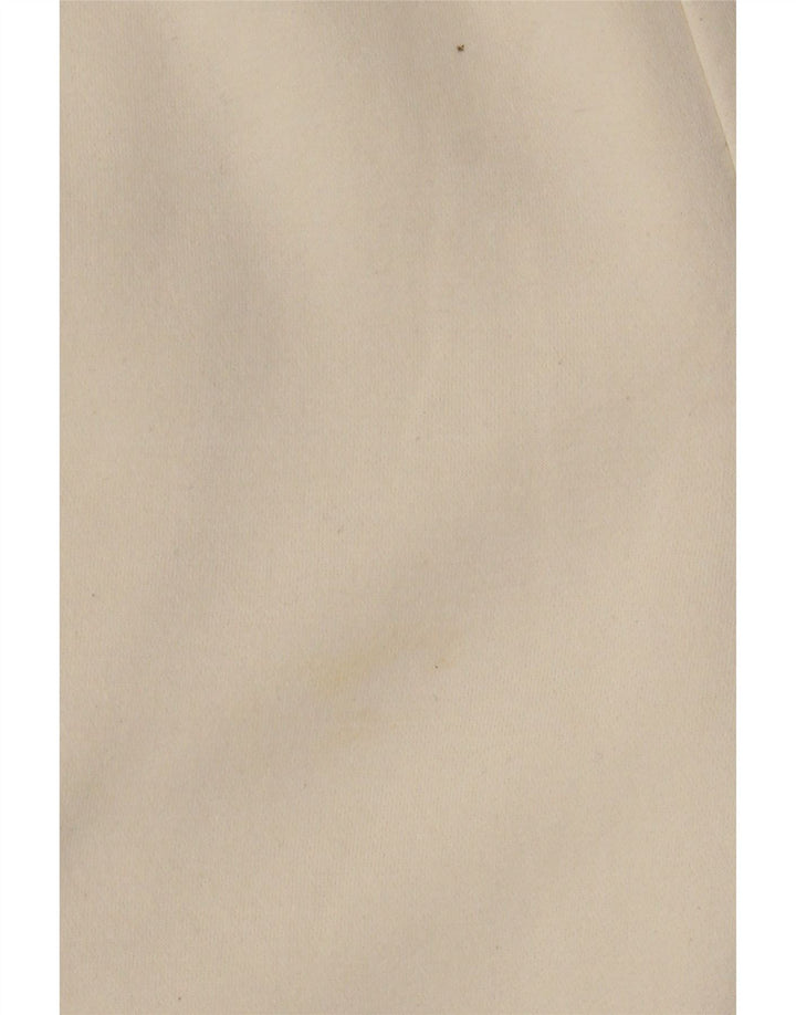 Fila Womens Graphic Tracksuit Trousers Joggers UK 14 Medium Beige Polyester