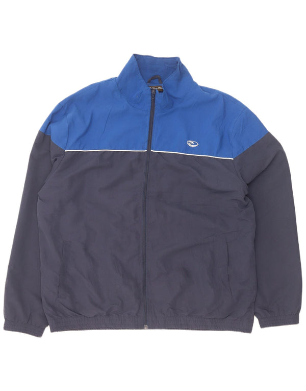 Atlas For Men Chándal para hombre Chaqueta superior 2XL Azul marino Colorblock