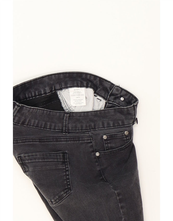 LEE Womens Mid Rise Denim Shorts US 8 Medium W28  Grey Cotton Vintage Lee and Second-Hand Lee from Messina Hembry 