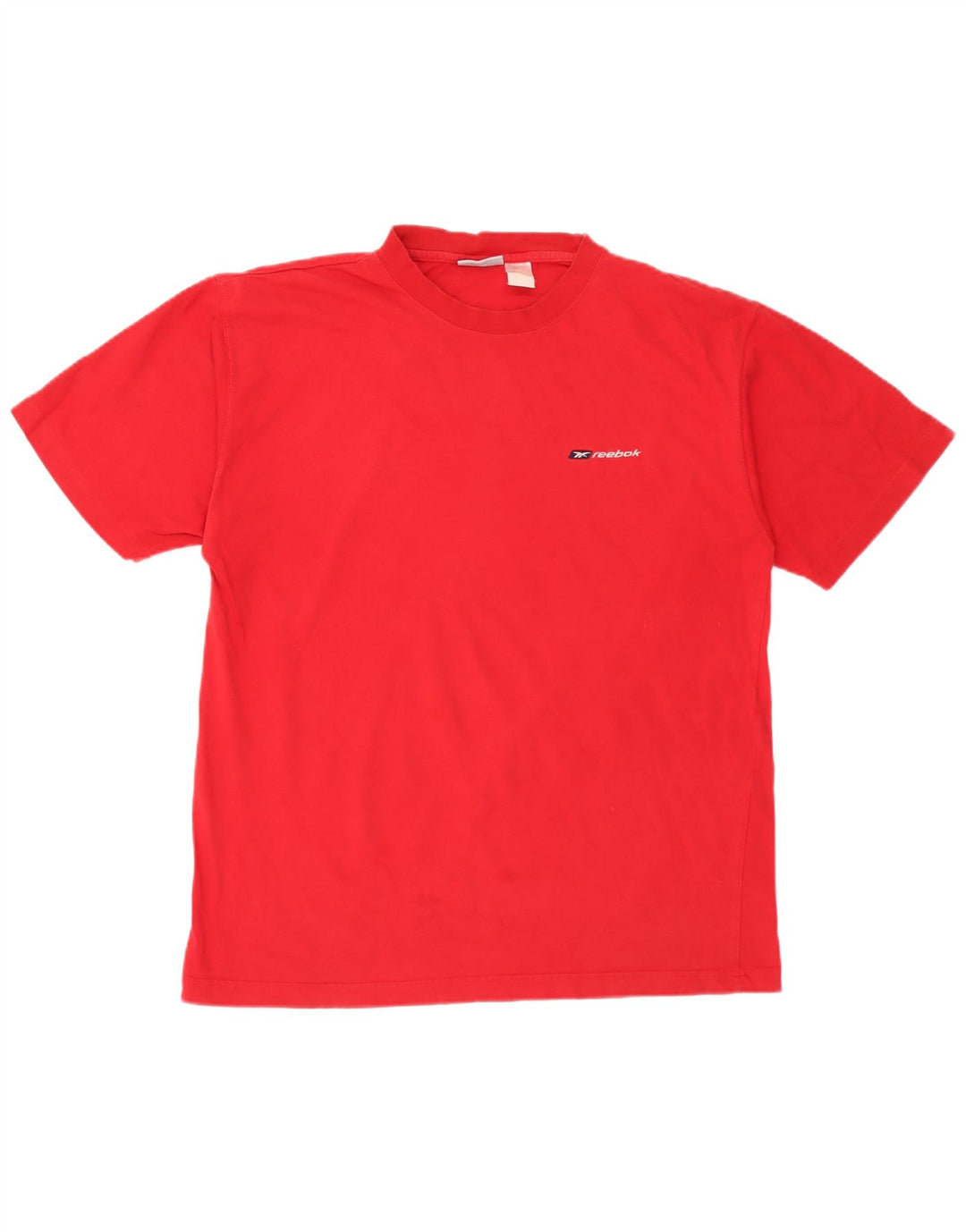 T-shirt da uomo Reebok Top Large rossa in cotone