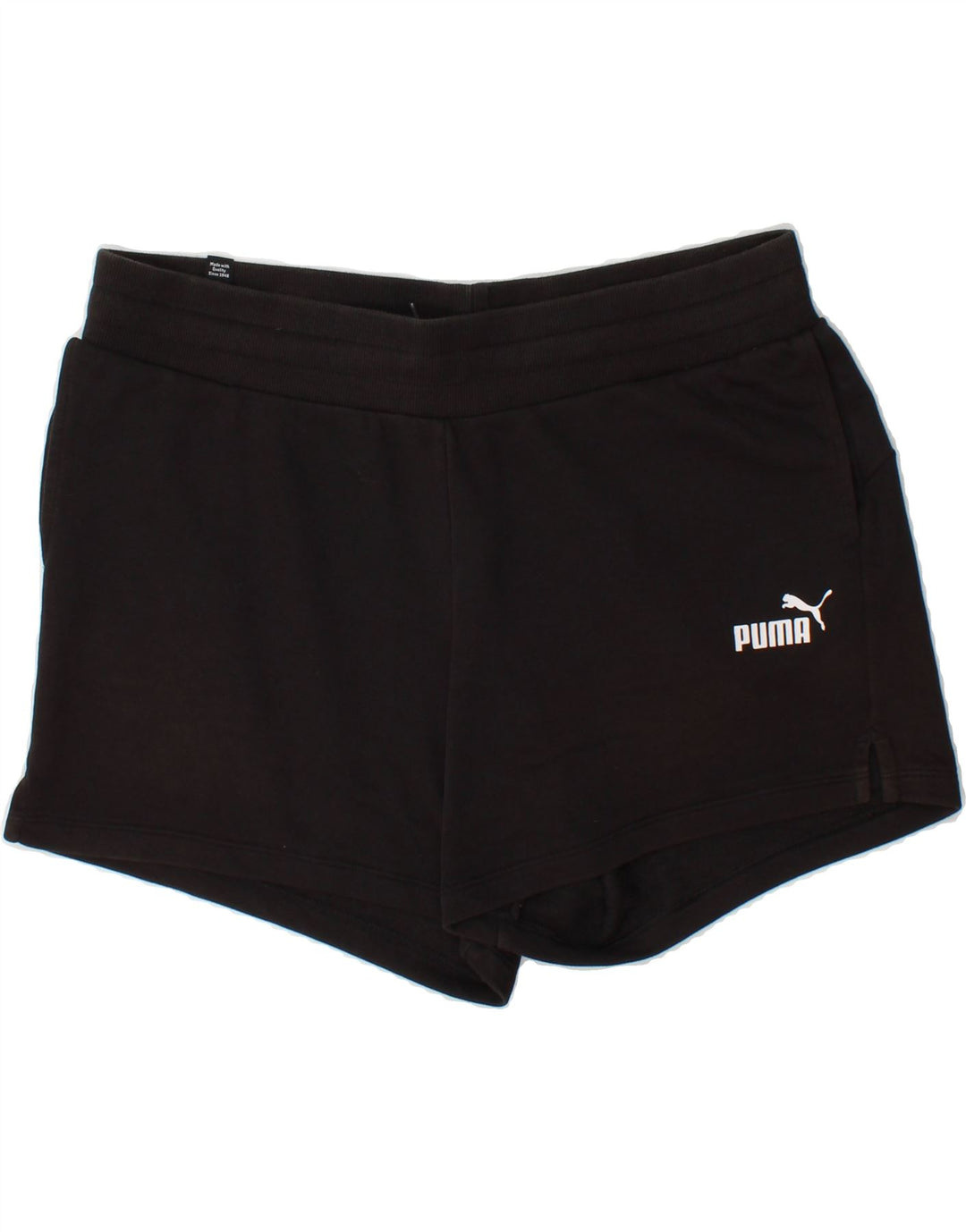 PUMA Womens Sport Shorts UK 16 Large Black Vintage Puma and Second-Hand Puma from Messina Hembry 