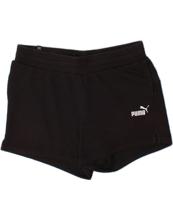 PUMA Womens Sport Shorts UK 16 Large Black Vintage Puma and Second-Hand Puma from Messina Hembry 