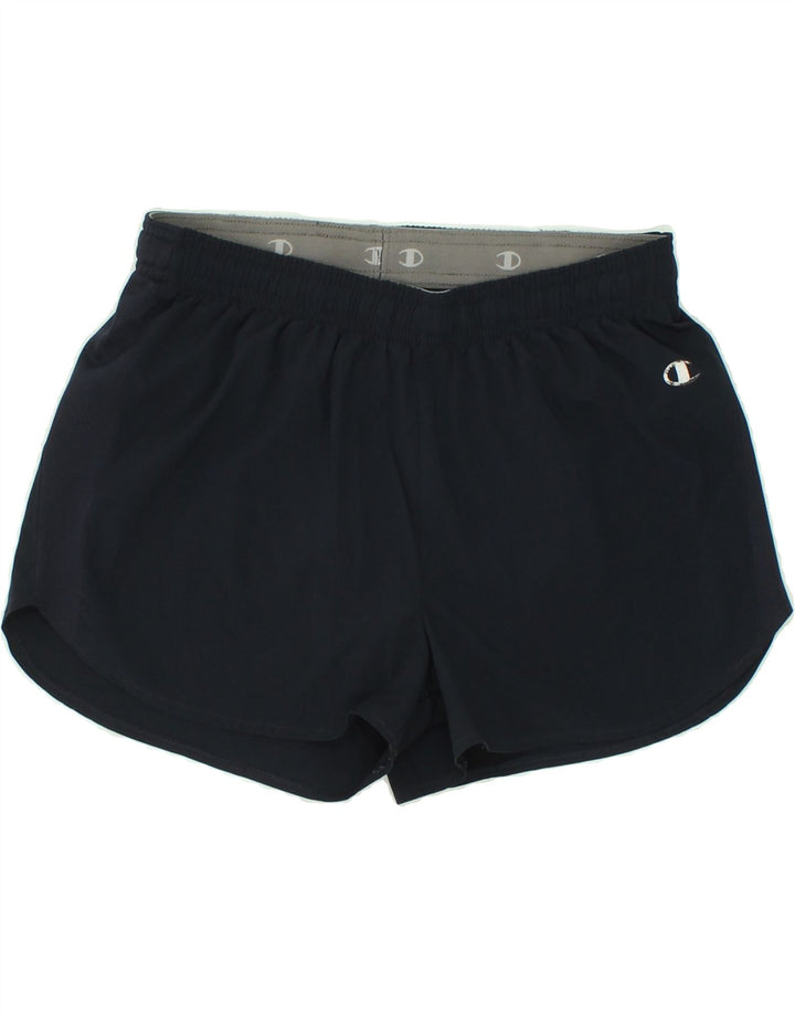 CHAMPION Boys Sport Shorts 7-8 Years Navy Blue Polyester Vintage Champion and Second-Hand Champion from Messina Hembry 