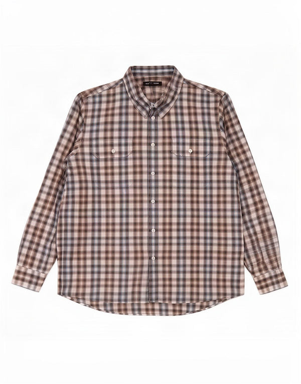 Michael Kors Mens Tailored Fit Shirt 2XL Multicoloured Check Cotton