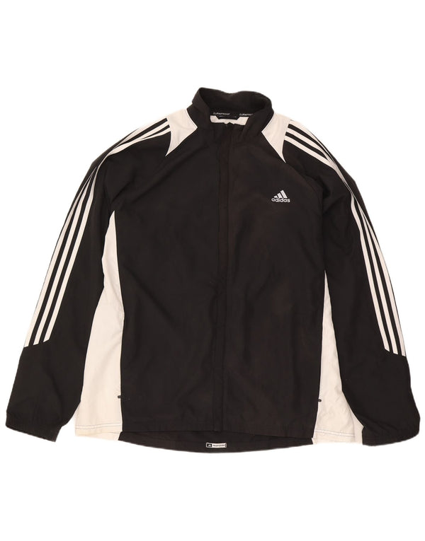 Adidas Mens Clima 365 esőkabát UK 42 XL fekete Colourblock poliészter