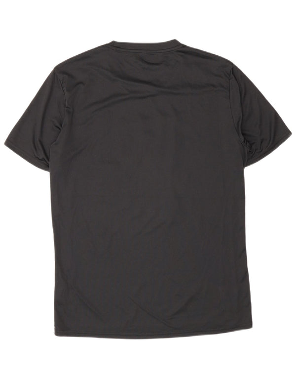 Adidas Mens Climalite Graphic T-Shirt Top Small Black Polyester