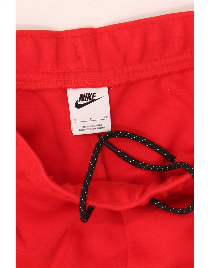 Nike Mens Tracksuit Trousers Joggers Small Red Cotton