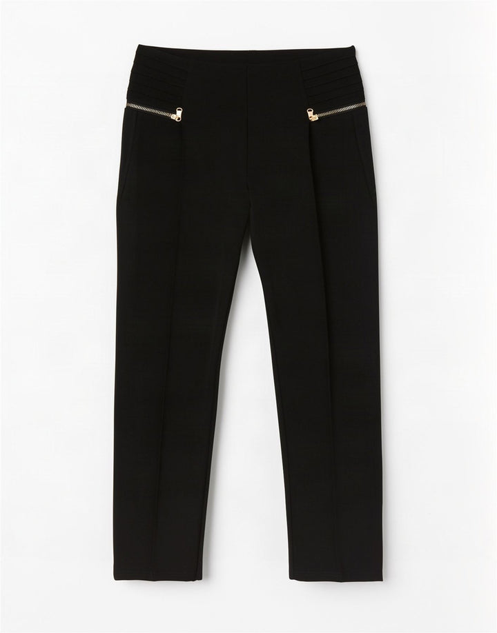 Pantalon court Zara Femme Medium W28 L25 Noir