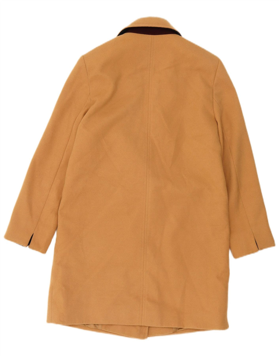 Topshop Womens Overcoat UK 6 XS Beige Polyester