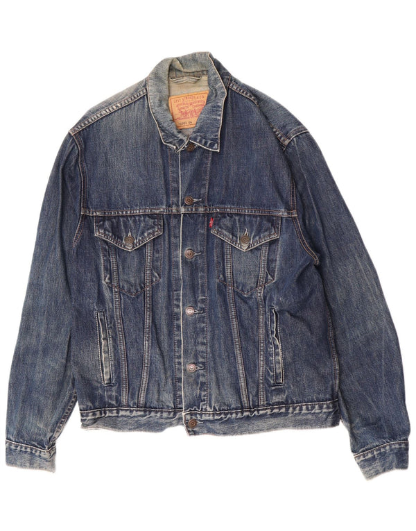 Levi's Herren 70503 Jeansjacke UK 40 Large Blau Baumwolle
