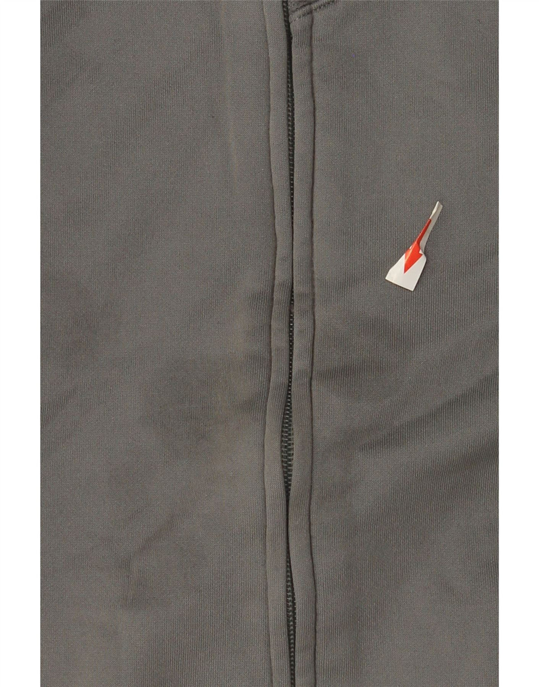 Reebok Womens Zip Hoodie Sweater UK 14 Medium Grey Polyester