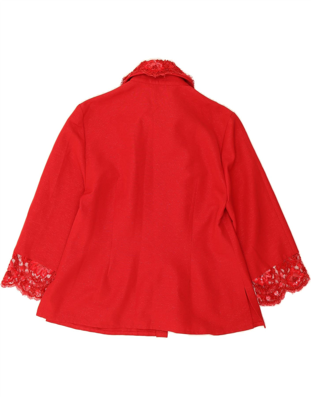 VINTAGE Womens Shirt Blouse UK 16 Large Red Vintage Vintage and Second-Hand Vintage from Messina Hembry 