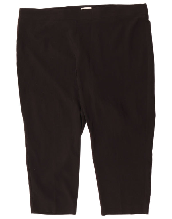 Женские капри Marks & Spencer Autograph UK 22 2XL W46 L25 черные