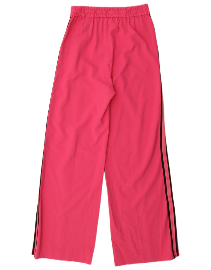 Marks & Spencer Womens Tracksuit Trousers UK 10 Small Pink Polyester