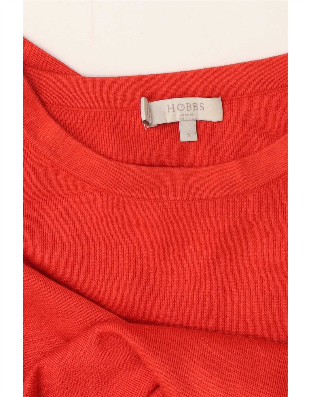 Hobbs Womens Oversized Top Long Sleeve UK 10 Small Orange