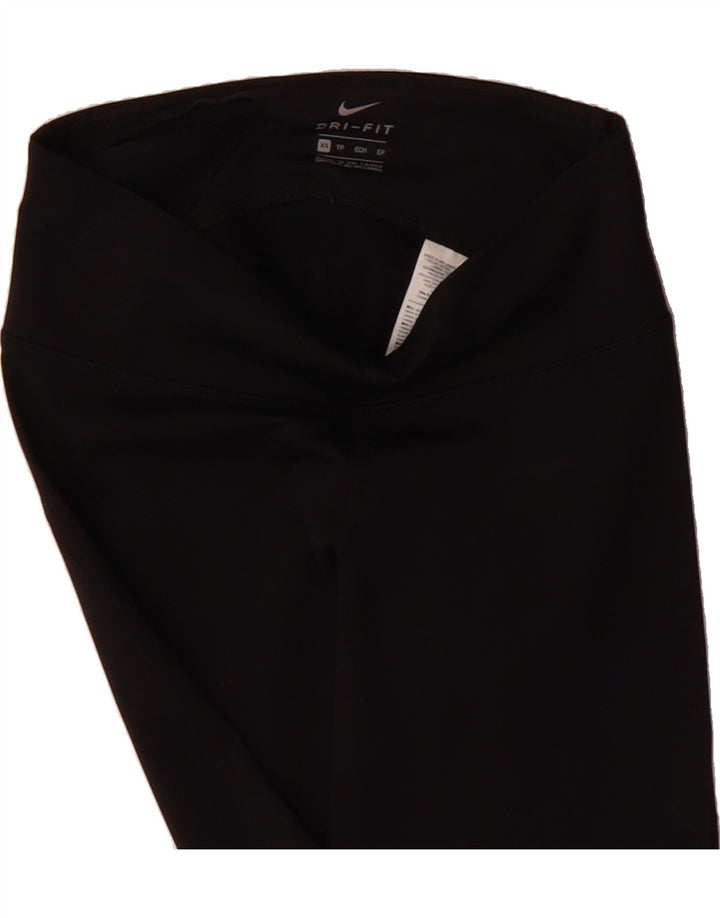 NIKE Womens Dri Fit Leggings UK 6 XS  Black Polyester Vintage Nike and Second-Hand Nike from Messina Hembry 